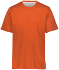 Augusta S/S Mesh Reversible Jersey - Orange/White