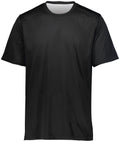 Augusta S/S Mesh Reversible Jersey - Black/White