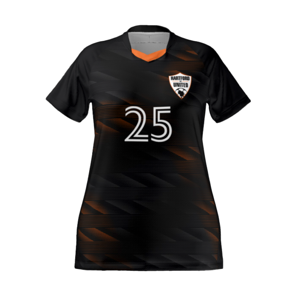 Teamatical Women's Custom Jersey Hartford United - Black