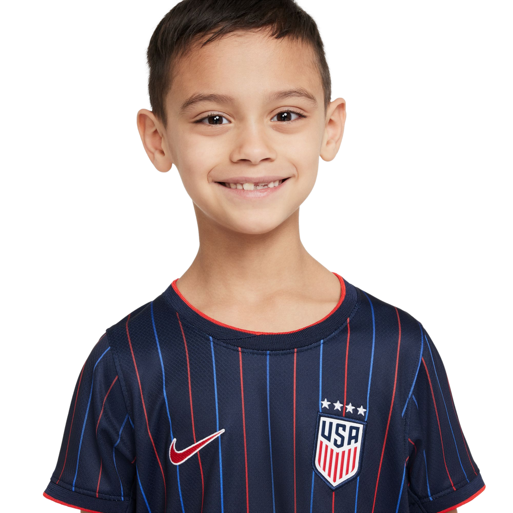 Nike USA 2025 4-Star Little Kids Away Kit