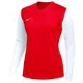 Nike Women's Dri-FIT Tiempo Premier II LS Jersey - Red