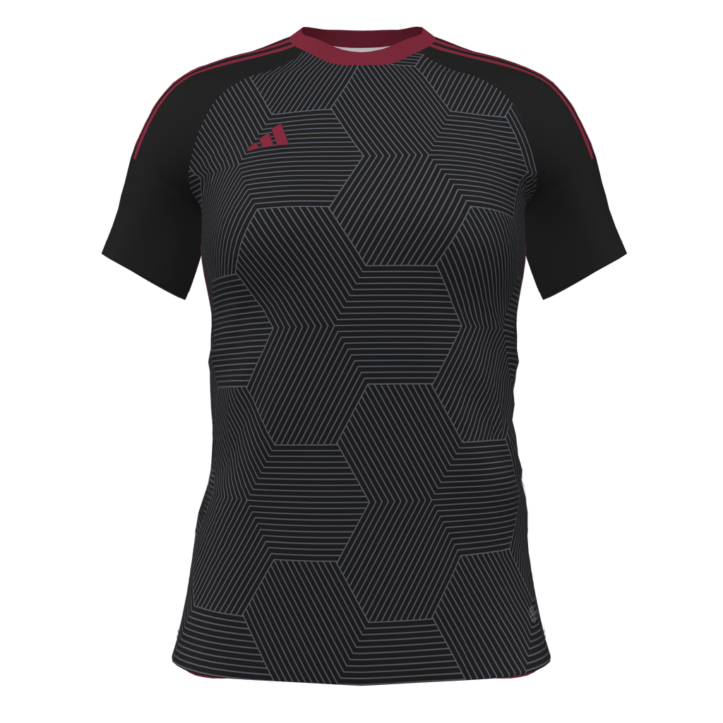 adidas Women's Custom Competition 25 Jersey Clippers - Black