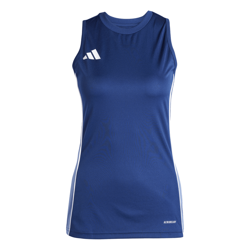 adidas Women's Tiro 25 Competition Sleeveless Jersey - Navy Blue