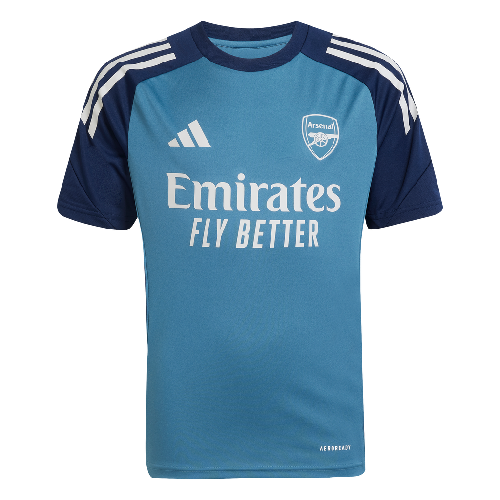 Adidas Youth Arsenal Training Jersey - Blanch Blue