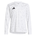 adidas Youth Team Icon 25 Long Sleeve Jersey - White