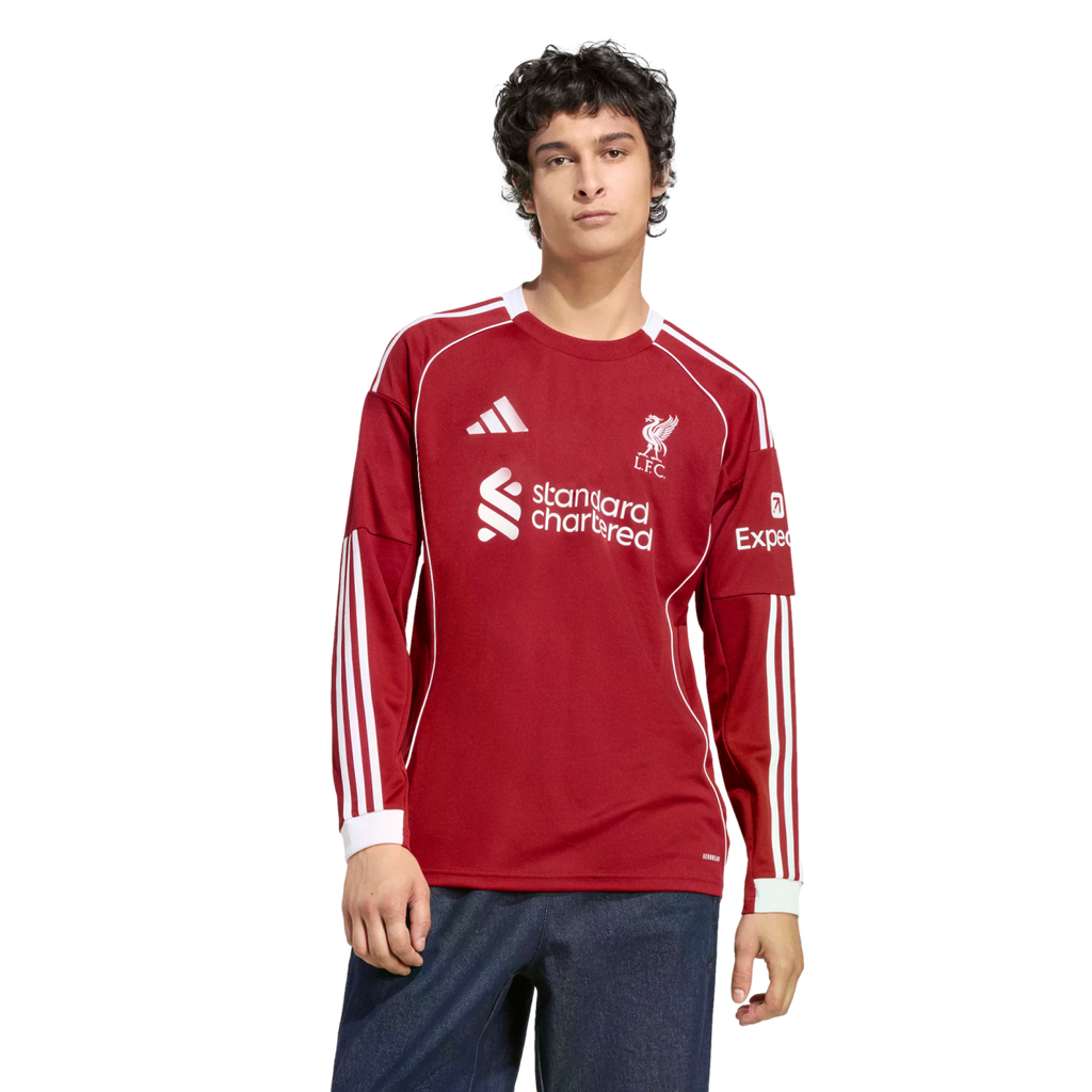Adidas Liverpool 25/26 Long Sleeve Home Jersey