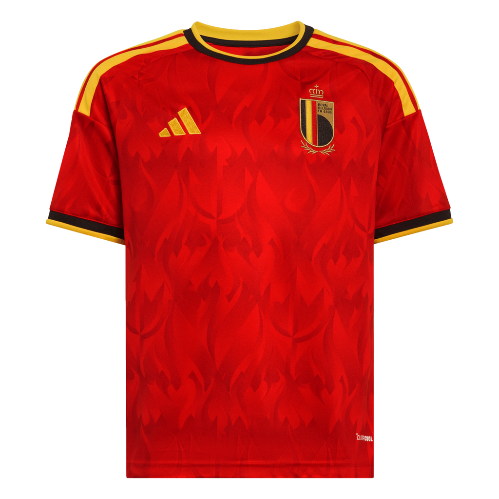 Adidas Belgium 2026 Youth Home Jersey