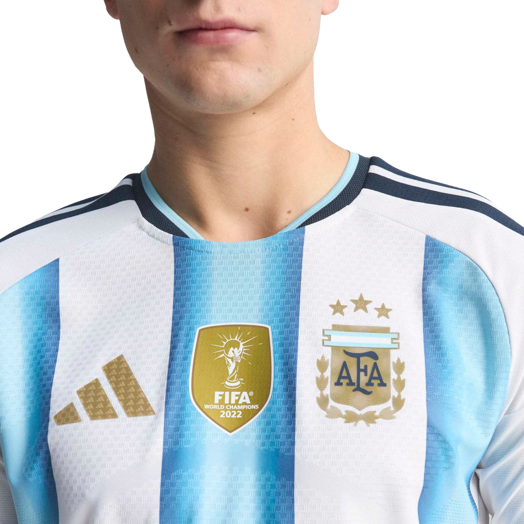 Adidas Argentina 2026 Authentic Long Sleeve Home Jersey