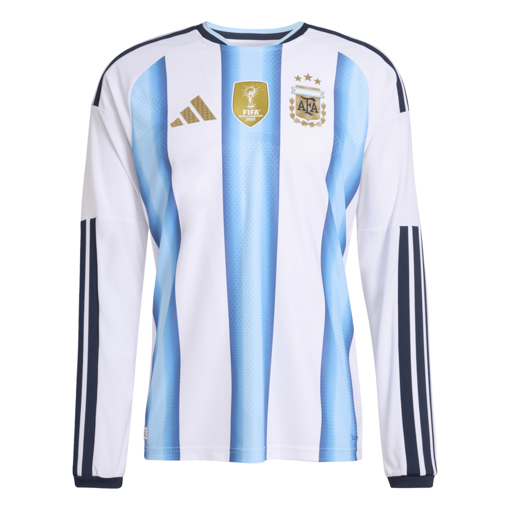Adidas Argentina 2026 Authentic Long Sleeve Home Jersey
