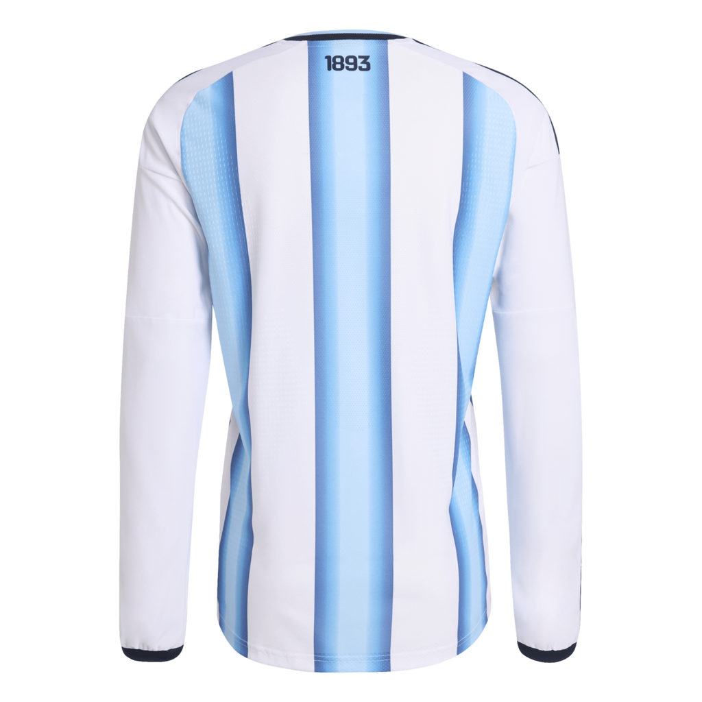 Adidas Argentina 2026 Authentic Long Sleeve Home Jersey