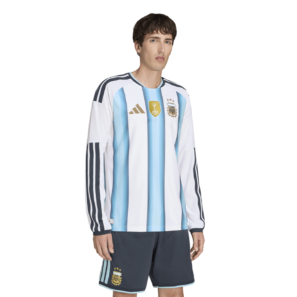 Adidas Argentina 2026 Authentic Long Sleeve Home Jersey