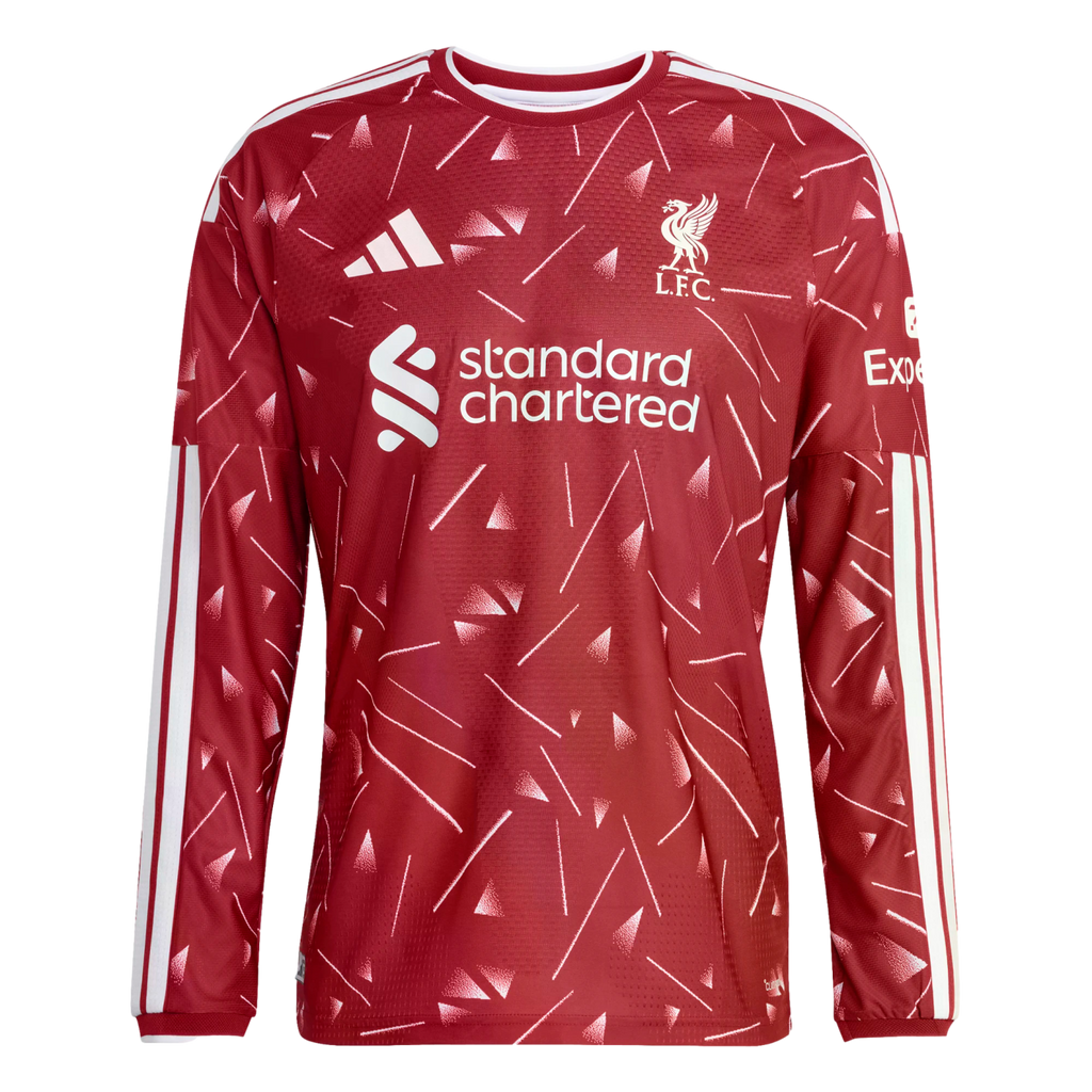 Adidas Liverpool 26/27 Authentic Long Sleeve Home Jersey