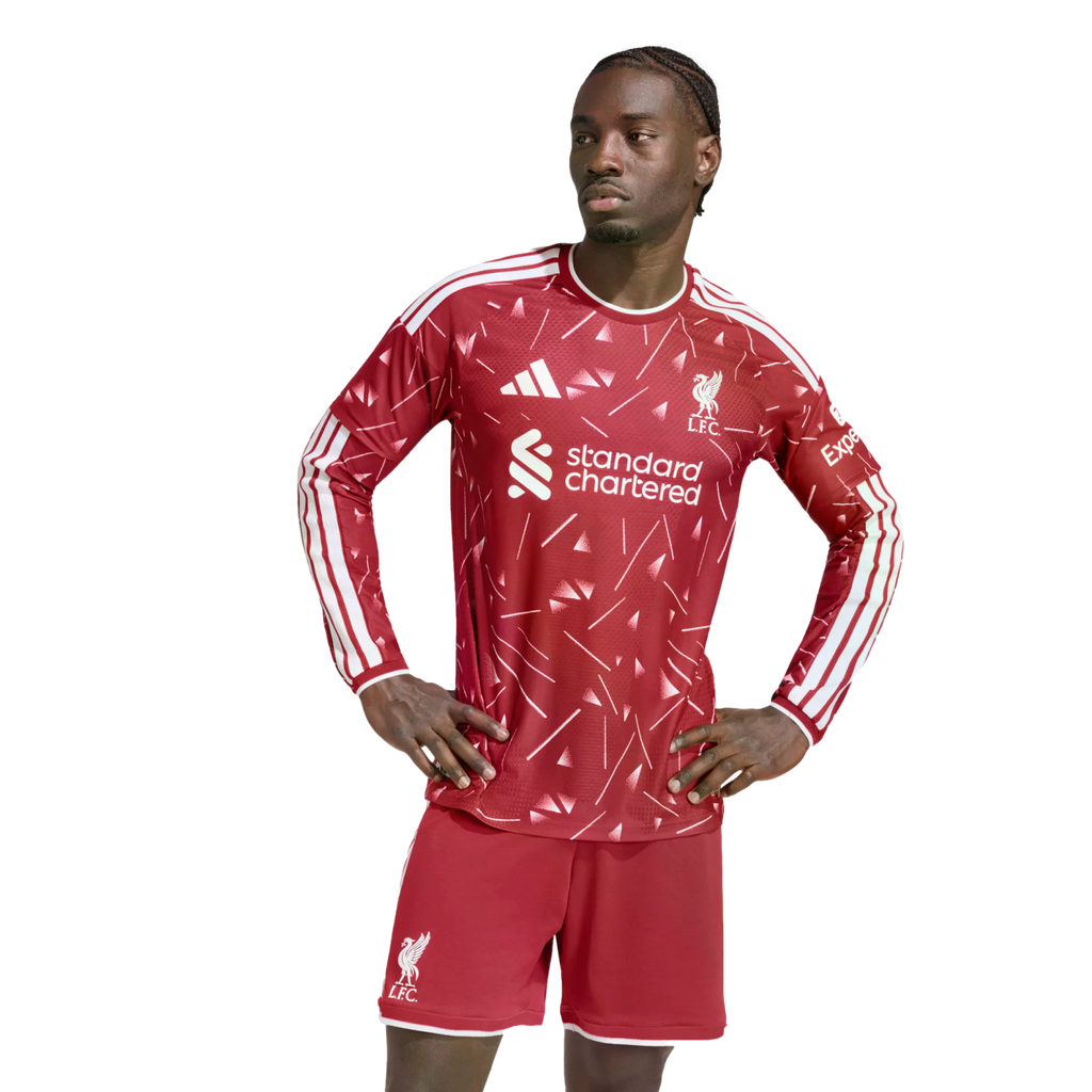 Adidas Liverpool 26/27 Authentic Long Sleeve Home Jersey