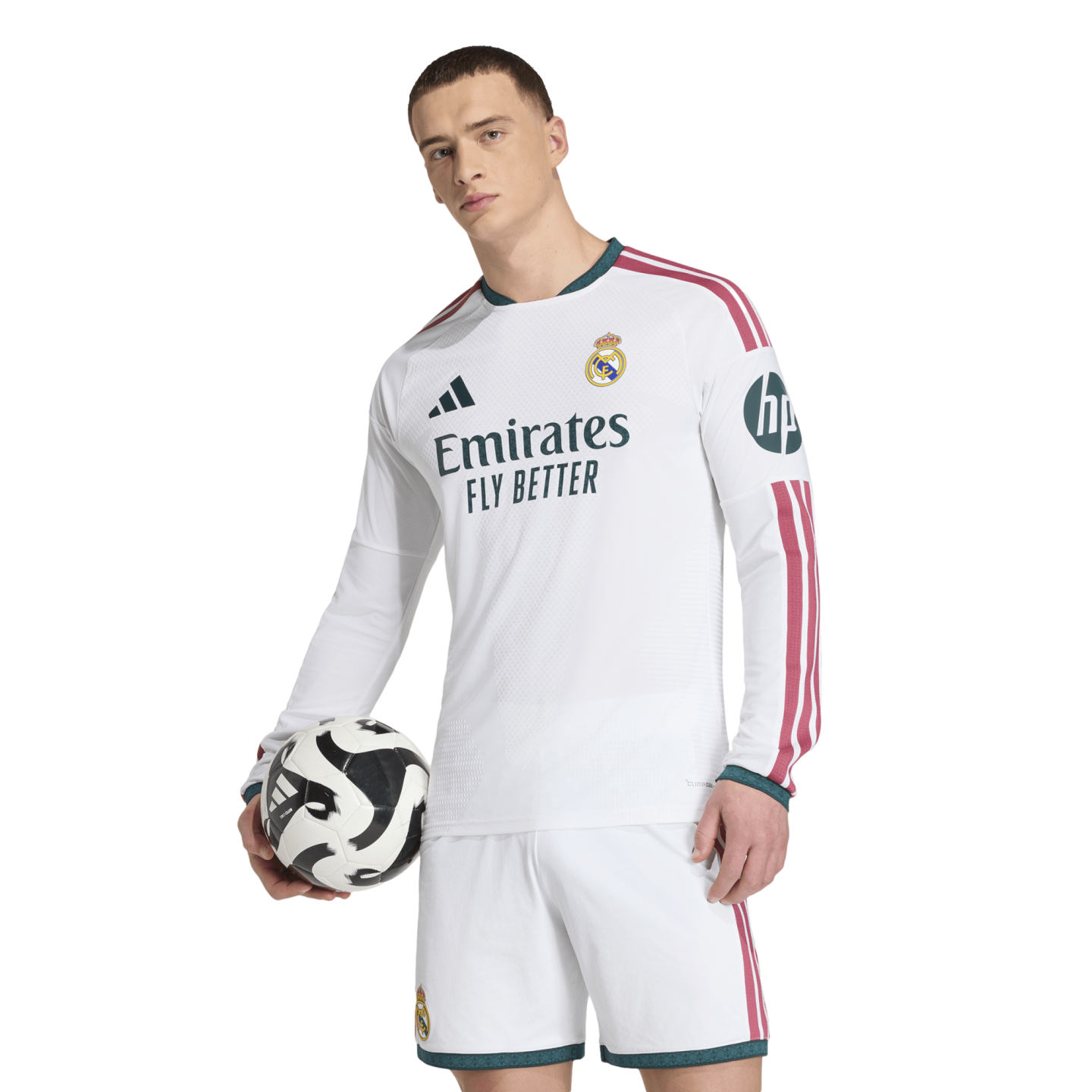 Adidas Real Madrid 26/27 Authentic Long Sleeve Home Jersey