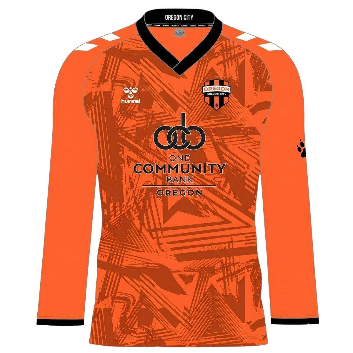 Hummel Youth Custom Oregon SC Long Sleeve Jersey - Orange