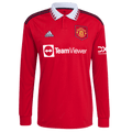Adidas Manchester United 22/23 Long Sleeve Home Jersey