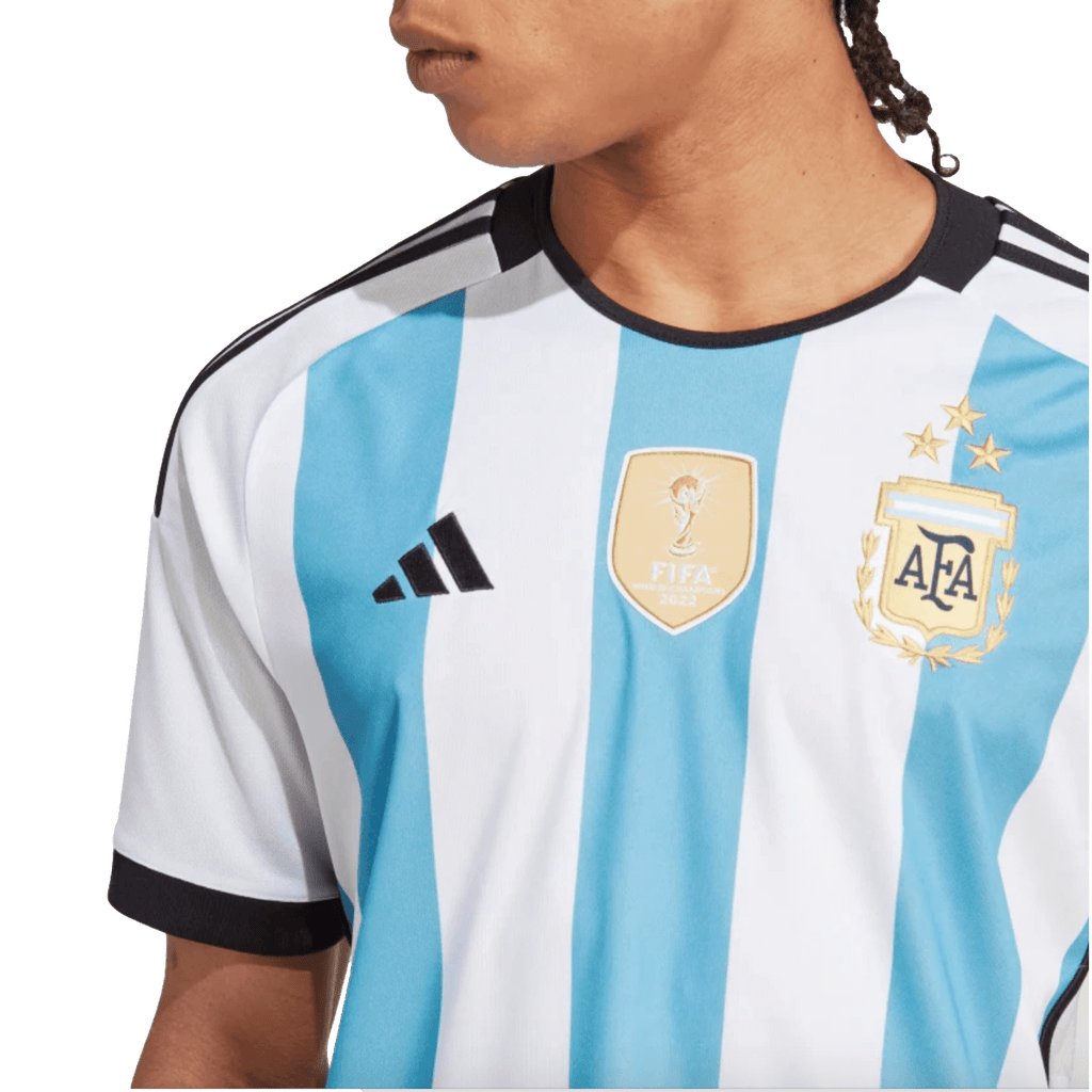 Adidas Argentina 2022 3-Star Winners Home Jersey