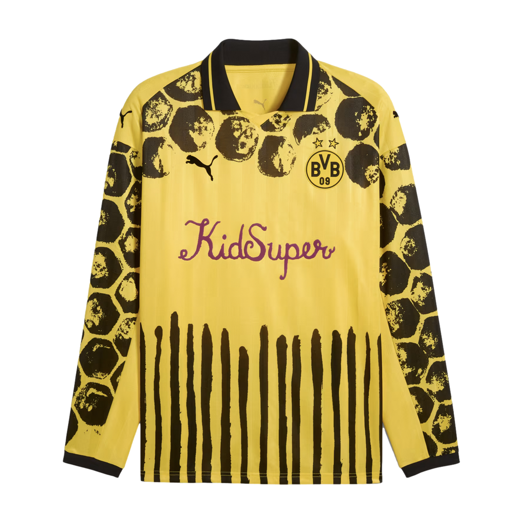 Puma Borussia Dortmund x KidSuper CWC Long Sleeve Retro Jersey