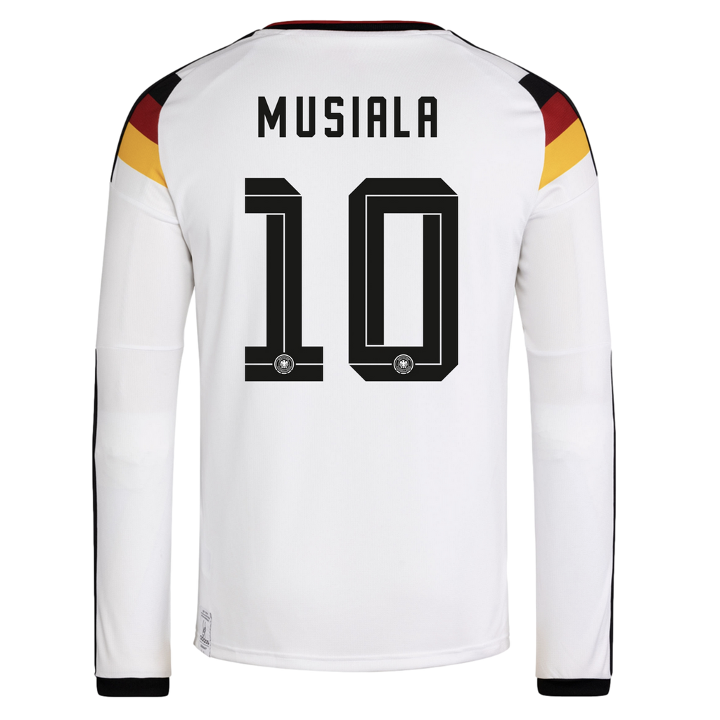 Adidas Germany 2026 Musiala #10 Long Sleeve Home Jersey
