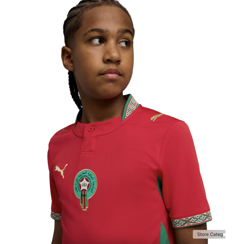Puma Morocco 2026 Youth Home Jersey